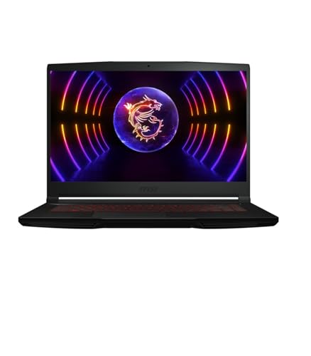 MSI Thin GF63 0016R8-667, Laptop mit Intel Core i5-12450H, 16 GB RAM und NVIDIA GeForce RTX3050, 512 GB SSD, 15,6 Zoll Display (silber)