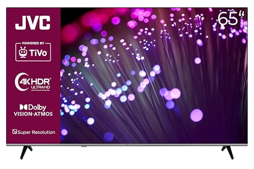 JVC LT-65VU7555, 65 Zoll Smart TV Powered by TiVo, 4K UHD mit Dolby Vision HDR, Dolby Atmos, Triple-Tuner und LED