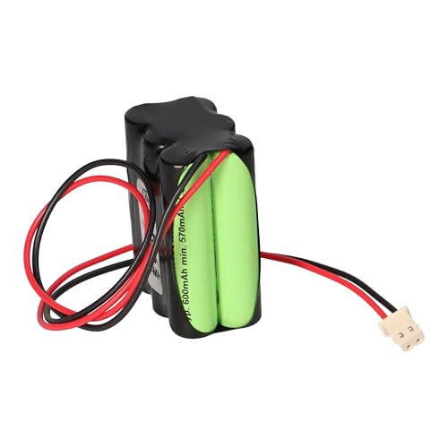 Akkuman.de Akku für Notleuchten passend zu Beghelli 415390000 NiMH 7,2V 600mAh mit 200mm Kabel und Stecker, hohe Energiedichte und nachhaltige Energie