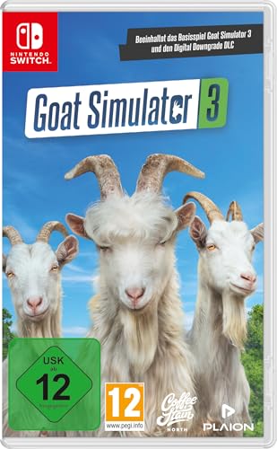 KOCH MEDIA Goat Simulator 3 - Nintendo Switch, Sandbox-Spiel mit Coop-Modus und "Downgrade" DLC