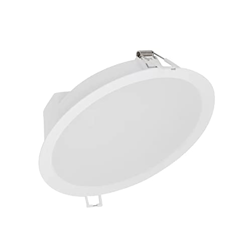 LEDVANCE LED-Einbauleuchte, Direkter Ersatz für Leuchten mit Leuchtstofflampen, hohe Lichtausbeute, 13 W, 1300 lm, 3000 K, IP44, 100 Grad, 165 mm Aussparung