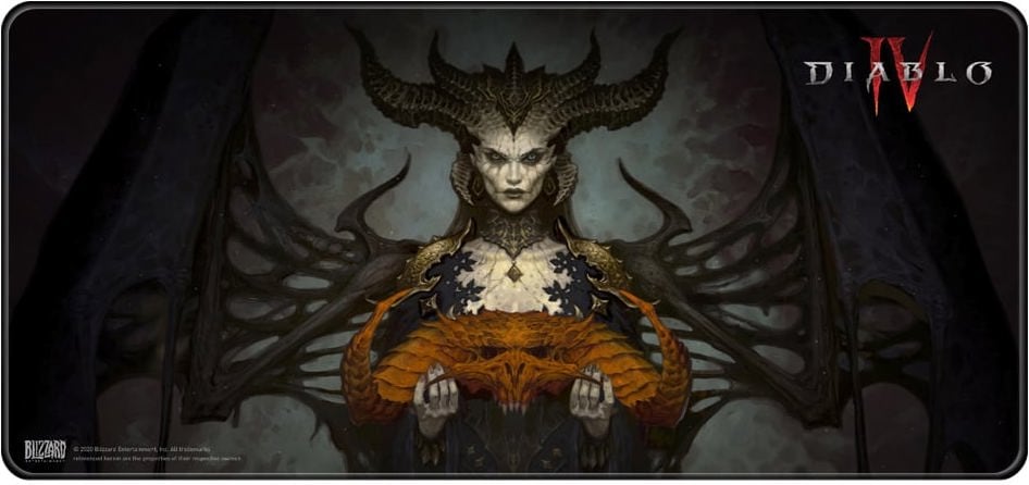 Blizzard Diablo IV - Lilith Mousepad, XL (XL), Mausmatte, Mehrfarbig