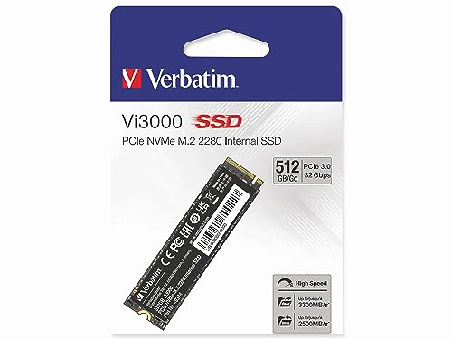 Verbatim SSD 512GB Vi3000 PCIe NVMe M.2
