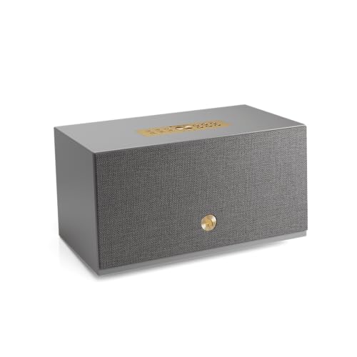 Audio Pro C10 MkII W, WLAN Multiroom Lautsprecher mit Chromecast, Bluetooth und Airplay 2, Grau