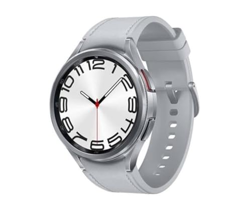 Samsung Watch 6 Classic Bluetooth 43MM Silber, Smartwatch mit Textnachrichten-Funktion