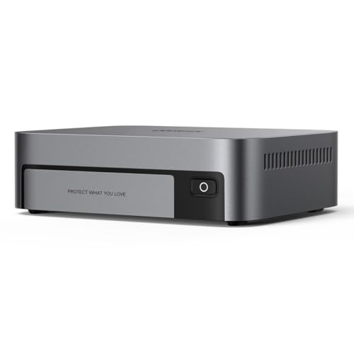 Ugreen NASync DXP480T Plus, NAS Netzwerkspeicher für Backups und Medienstreaming, grau