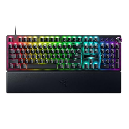 Razer Huntsman V3 Pro - Analoge optische E-Sport-Tastatur ohne Ziffernblock Snap Tap & Rapid Trigger, US-Layout | Schwarz