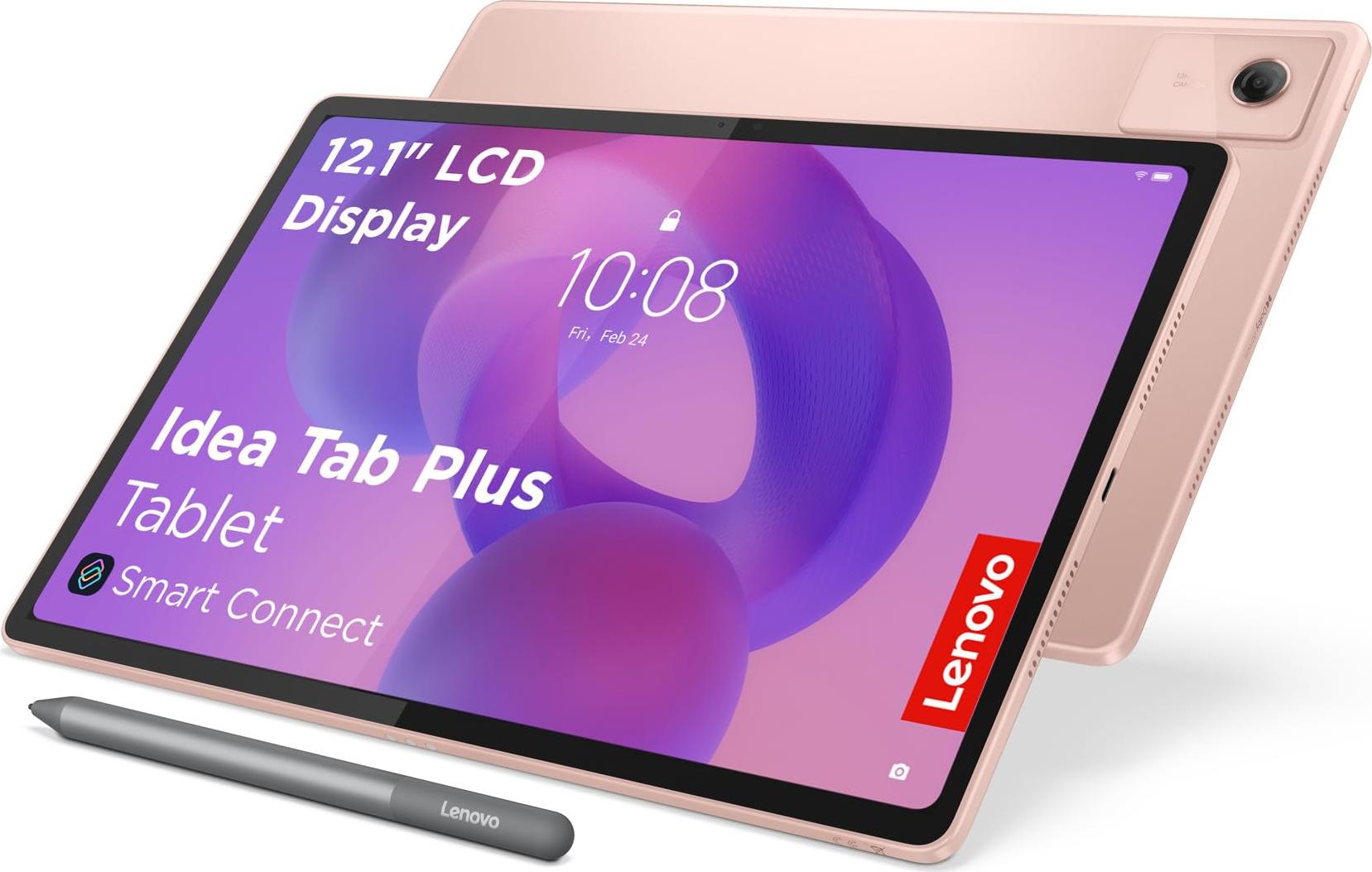 Lenovo Idea Tab Plus, 12.1" Tablet mit MediaTek Dimensity 6400 Prozessor, 128 GB Speicher, 8 GB RAM, Android 15, schwarz