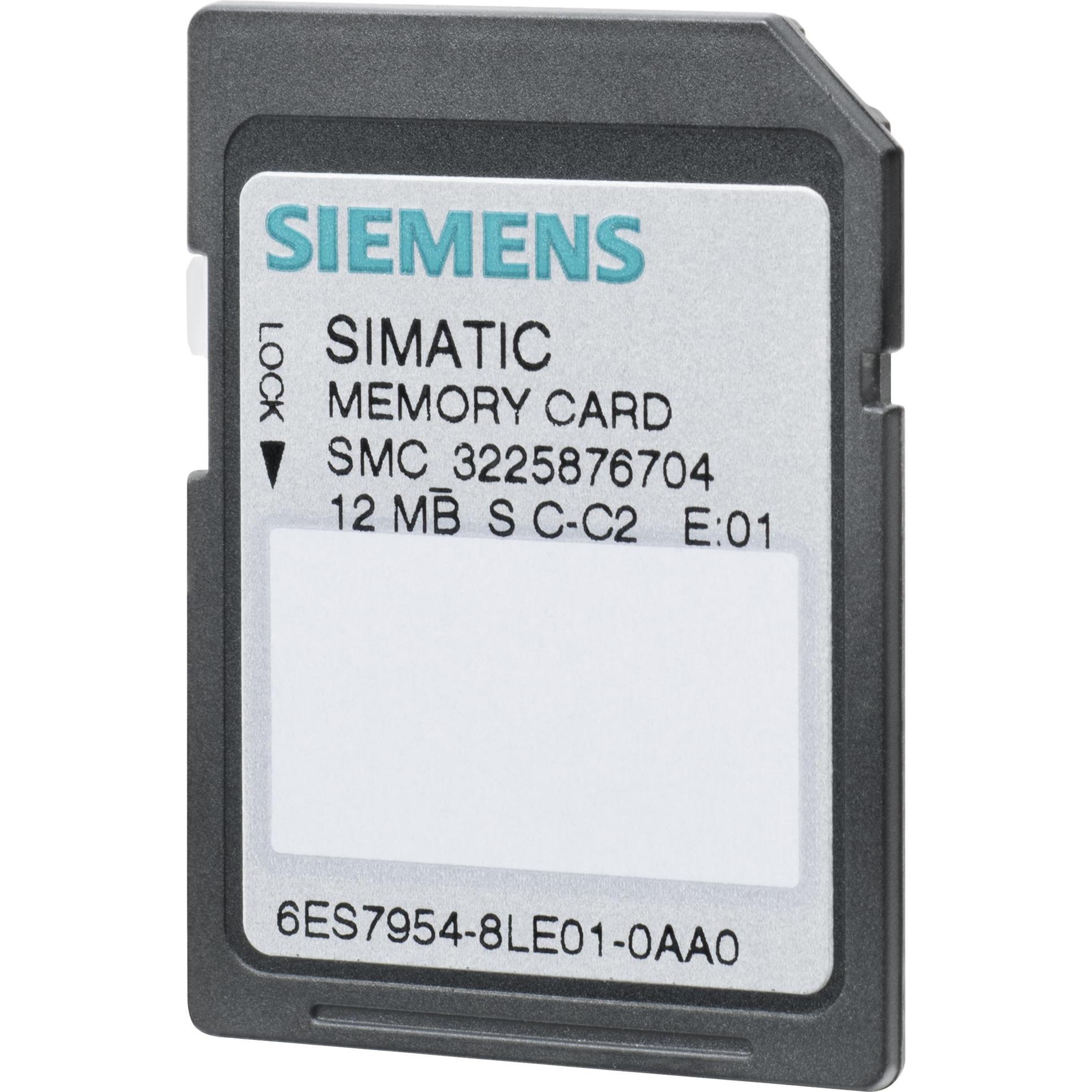 Siemens SIMATIC S7 Speicherkarte 1 (0.01 GB, 3,3V Flash EPROM, 12 MByte)