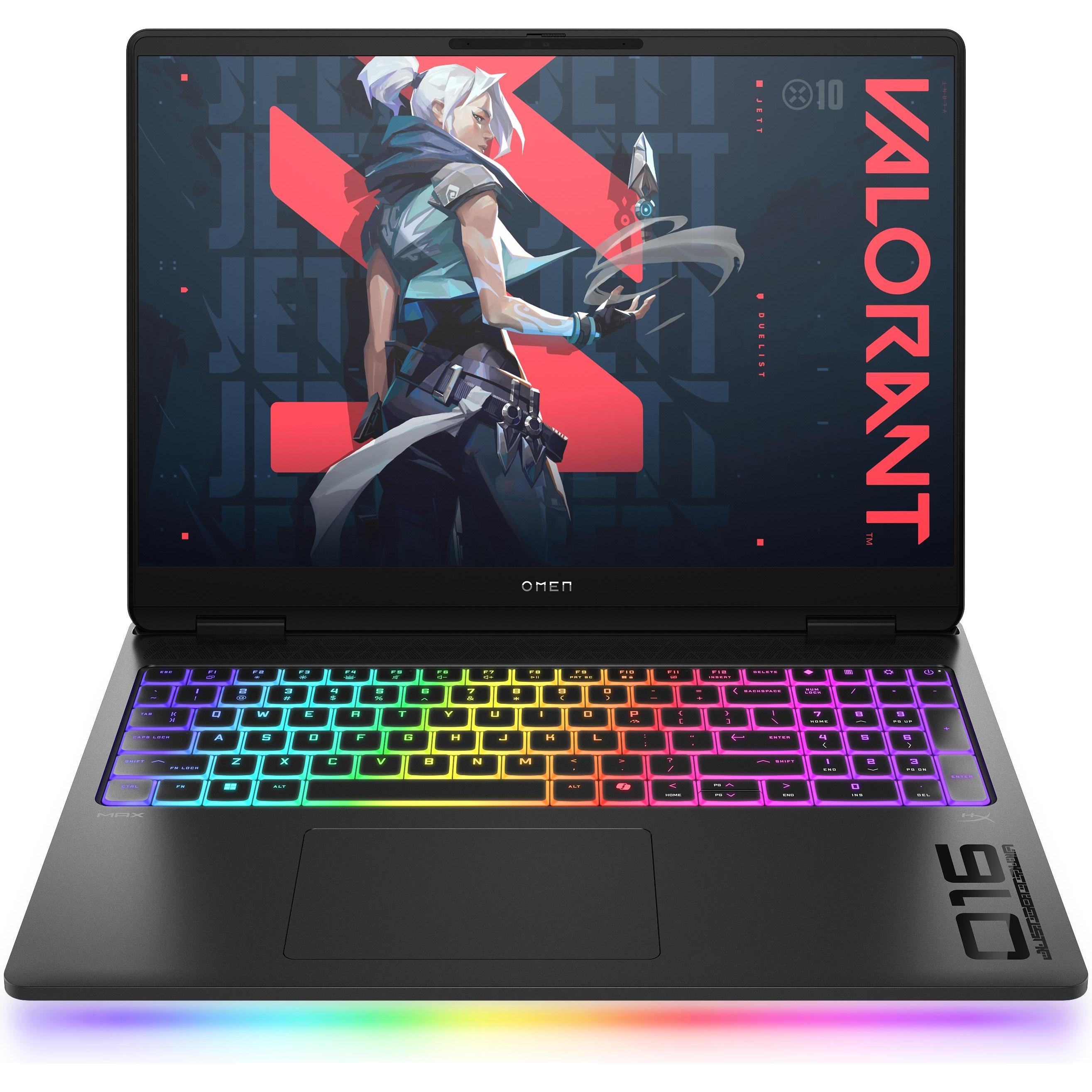 HP Omen Max 16", WQXGA Gaming-Notebook mit AMD Ryzen AI 7 H350, 32GB RAM, 1TB SSD, RTX 5070Ti, Windows 11 Home, Schwarz