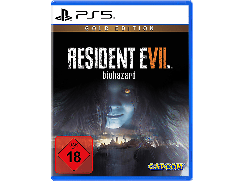 Capcom Resident Evil 7: Biohazard Gold Edition, PS5-Spiel mit verbesserten Grafiken, alle DLCs und VR-Unterstützung