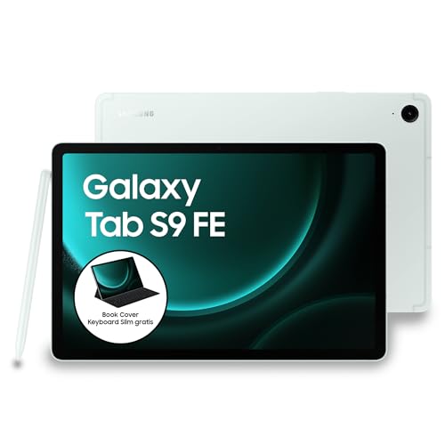 Samsung Galaxy Tab S9 FE Android-Tablet, Mit Stift (S Pen), Lange Akkulaufzeit, Simlockfrei ohne Vertrag, WiFi, 128 GB, Mint