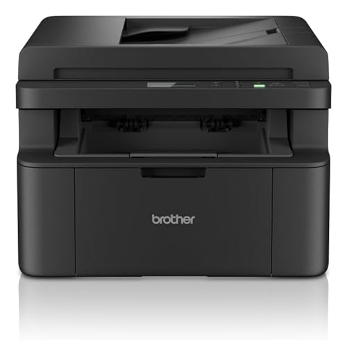 Brother DCP-L1660W, 3-in-1 Monolaser-Multifunktionsgerät mit WLAN, Druckgeschwindigkeit bis zu 20 Seiten/Minute, 150-Blatt-Papierkassette