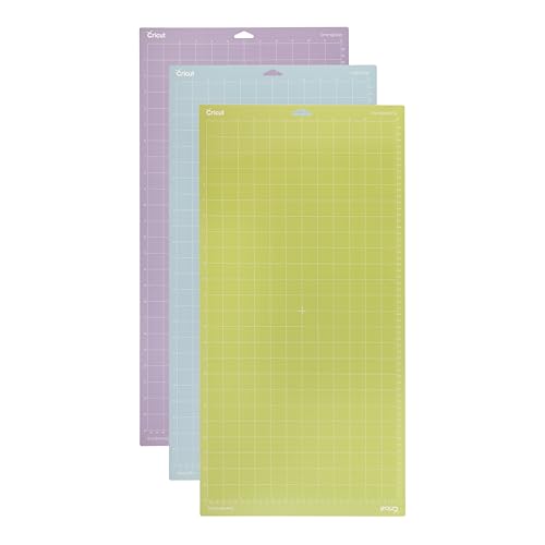 Cricut 3PK Variety Schneidematten, 30.5 cm x 61 cm, für Cricut Maker und Explore, Blau, Grün, Violett, TPU-Material