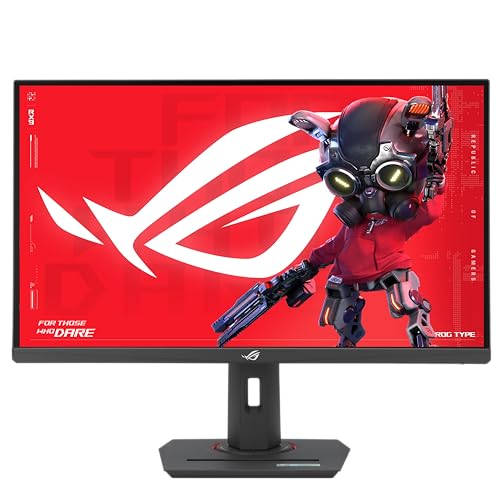 ASUS ROG Strix XG27ACMS - 27 Zoll WQHD Gaming Monitor mit 320 Hz, 0.3ms GtG, G-Sync, FreeSync, ELMB Sync, DisplayHDR 400, Fast-IPS Panel und USB-C