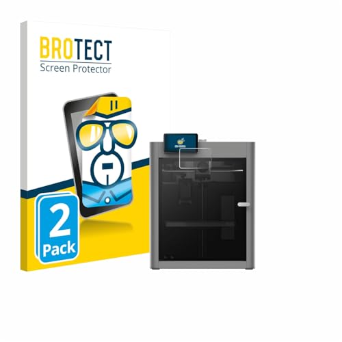 BROTECT Schutzfolie für Bambu Lab P2S 3D Printer, 2 Stück, Ultra-Klar, Anti-Kratzer und Anti-Fingerprint, blasenfreie Installation, Made in Germany
