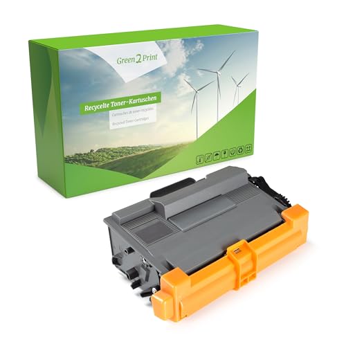 Green2Print Toner schwarz für Brother TN-3480, 8000 Seiten, kompatibel mit DCP-L5500D, DCP-L6600DW, HL-L5000D, kosteneffizient und einfach zu installieren