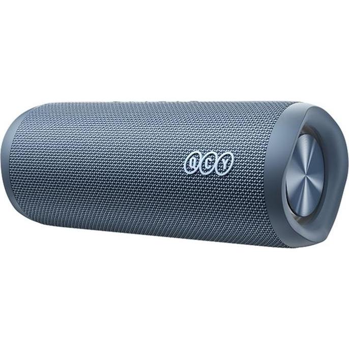 QCY SP7, Wireless Bluetooth Lautsprecher mit 40W, 14 Stunden Akkulaufzeit, IPX7 spritzwassergeschützt, RGB-Beleuchtung, Blau