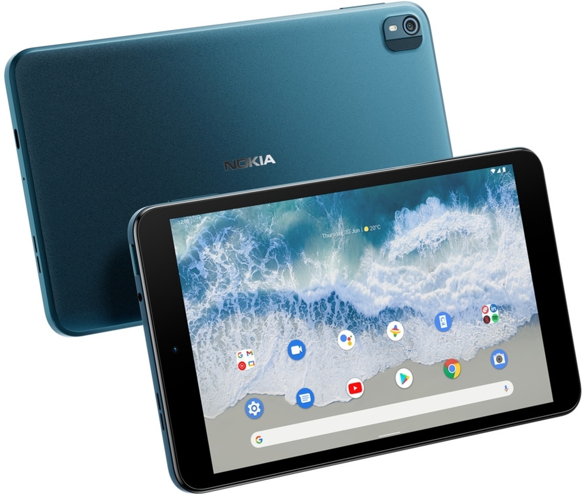 Nokia T10 4G TA-1457 64 GB blau, Tablet mit 8 Zoll HD Display und 8 MP Kamera