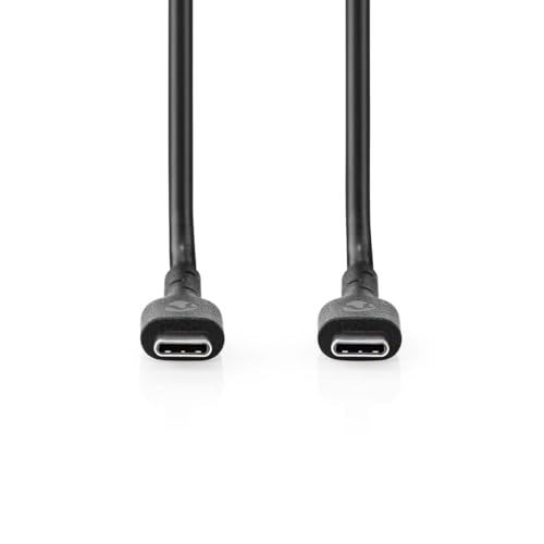 Nedis USB-Kabel USB 2.0, USB-C Stecker, 240 W, 480 Mbps, 2.00 m, rund, PVC, schwarz