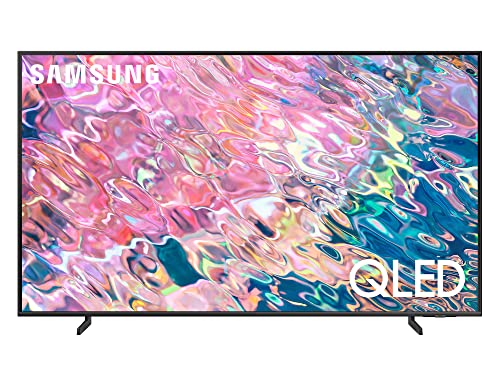 Samsung QE43Q60B QLED UHD 4K 43 Zoll Smart TV 2022, Quantum Dot Farbtechnologie, AirSlim Design, Object Tracking Sound Lite, DVB-T2, Schwarz