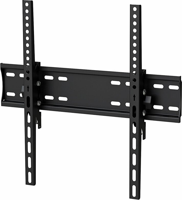 HEITECH TV Wandhalterung für 23-55 Zoll, Neigbar ±15°, flaches Profil mit 5 cm Wandabstand, inkl. Installationsmaterial und Wasserwaage