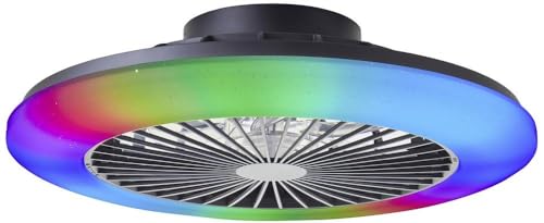 Brilliant LED-Deckenleuchte Salerno G60020/06 40 W Warmweiß bis Kaltweiß 4700 lm mit Fernbedienung