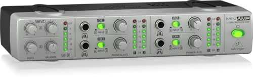 Behringer Amp 800 V2, Kopfhörerverstärker für Pro Audio mit ausgewogener Verarbeitung