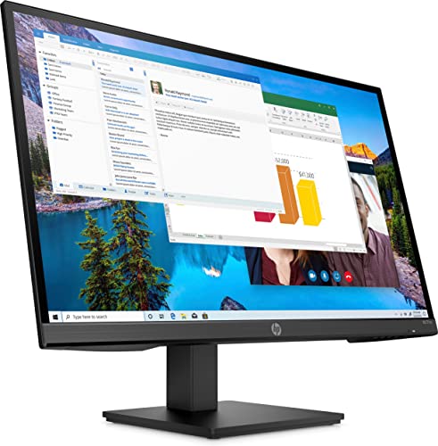 HP M27ha FHD-Monitor, 27 Zoll, 1920 x 1080 Pixel, AMD FreeSync, Blaulichtfilter, Schwarz