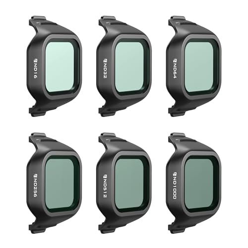 Freewell Mini 5 Pro Filters All Day, 6er Pack ND-Filter für DJI Mini 5 Pro, Hochwertiges optisches Glas, inklusive Reinigungstuch und Schutzhülle