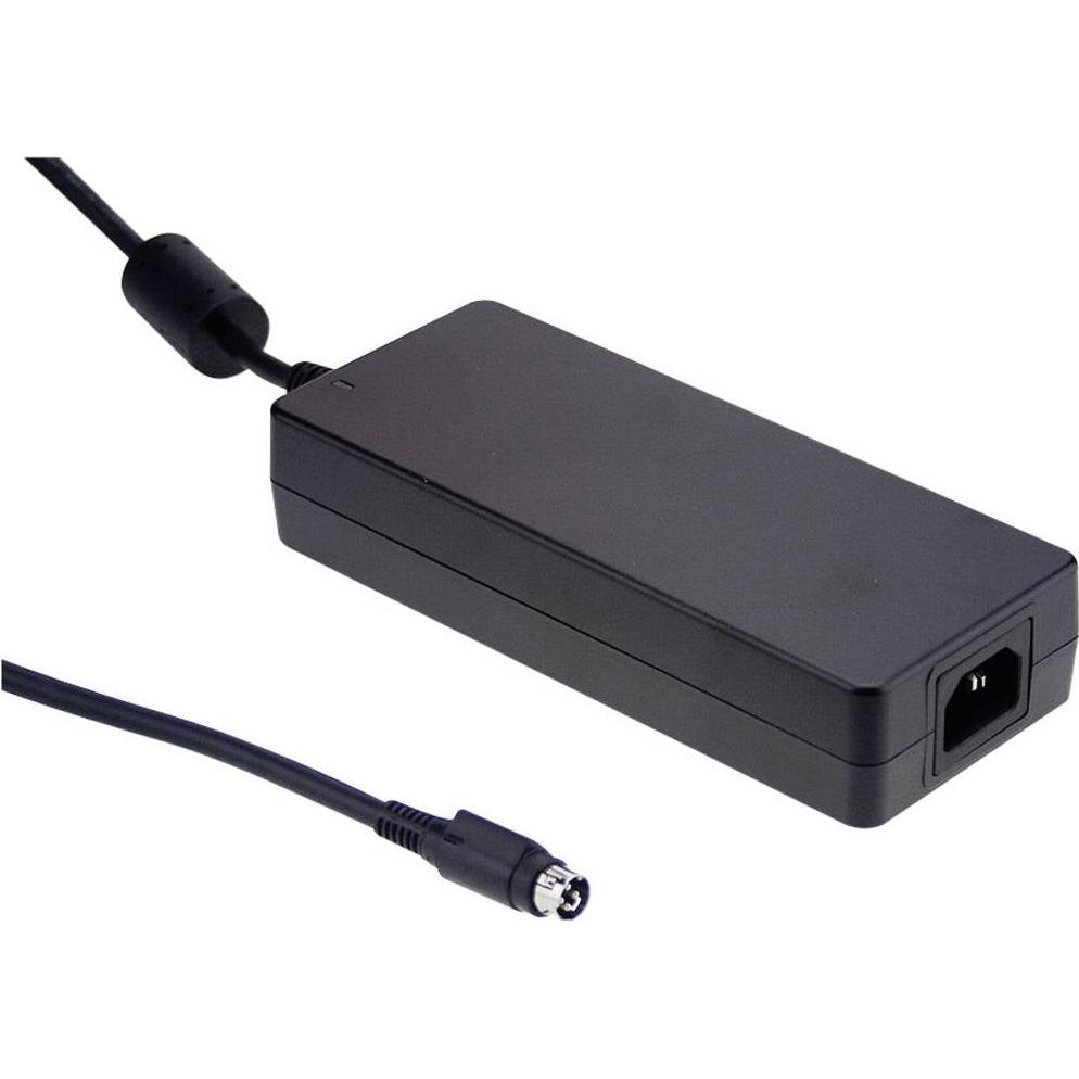 MeanWell GC160A24-R7B, 160 W PC Netzteil mit 5,89 A, 85-264 V, RoHS, Schwarz, kompakt und effizient