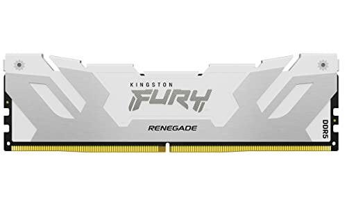 Kingston FURY Renegade DDR5 Silber/Weiss XMP 16GB 7600MT/s CL38 DIMM Desktop Gaming Speicher - KF576C38RW-16