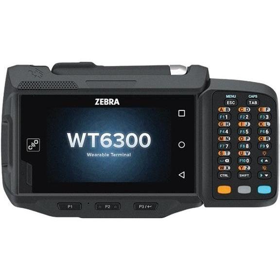 Zebra WT6300 Datenerfassungsterminal, Barcode-Scanner mit Android 10, 32 GB Speicher, IP65 zertifiziert, Schwarz