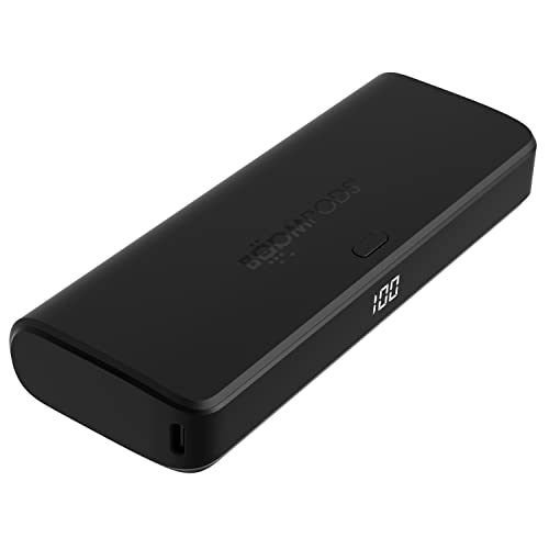 Boompods Powerboom Power Bank Schnellladefunktion 20000mAh - Universal USB/USB-C Powerbank klein, Handy Akku für Reisen, Powerstation 2 Geräte auf einmal Aufladen, mit LED-Power-Anzeige