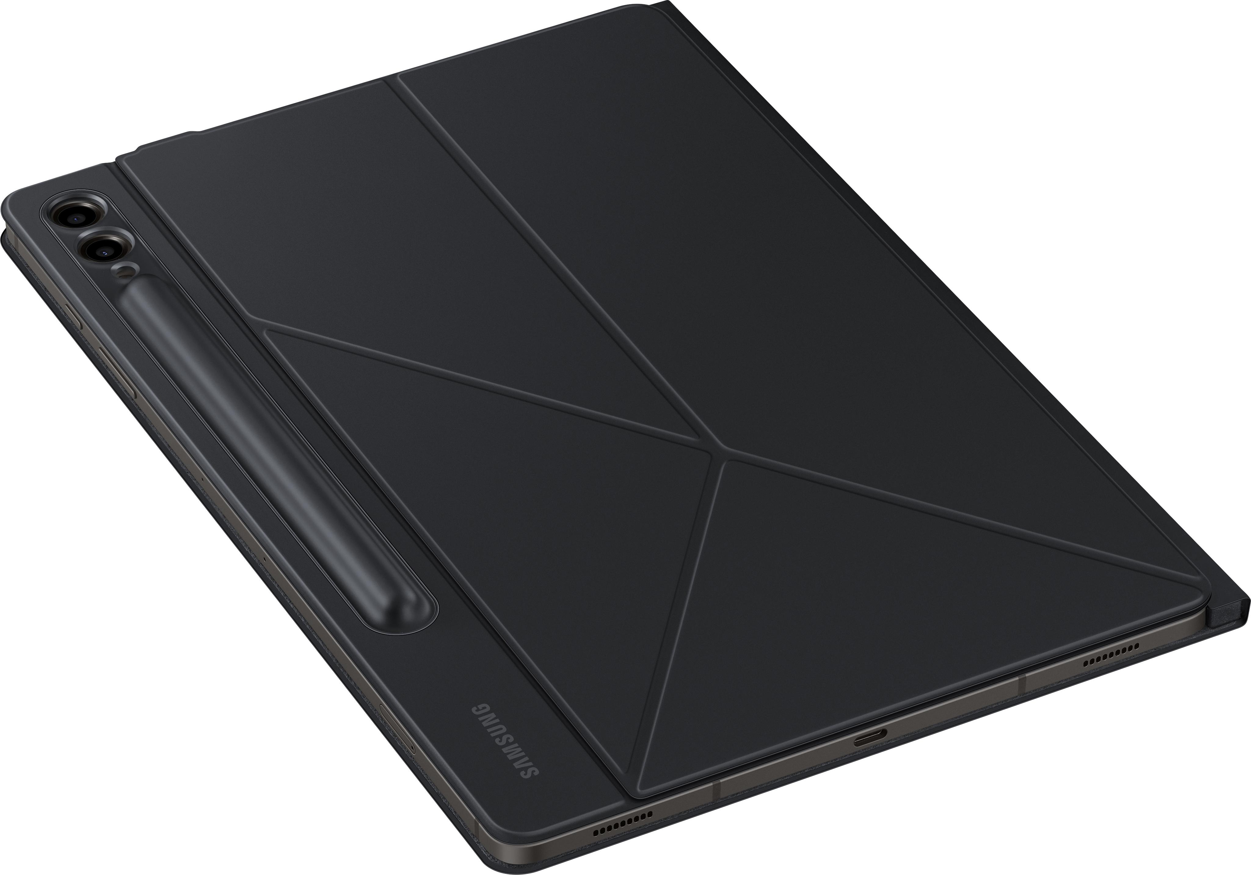 Samsung Smart Book Cover (Galaxy Tab S9 Plus, Galaxy Tab S9 FE+), Tablet Hülle, Schwarz
