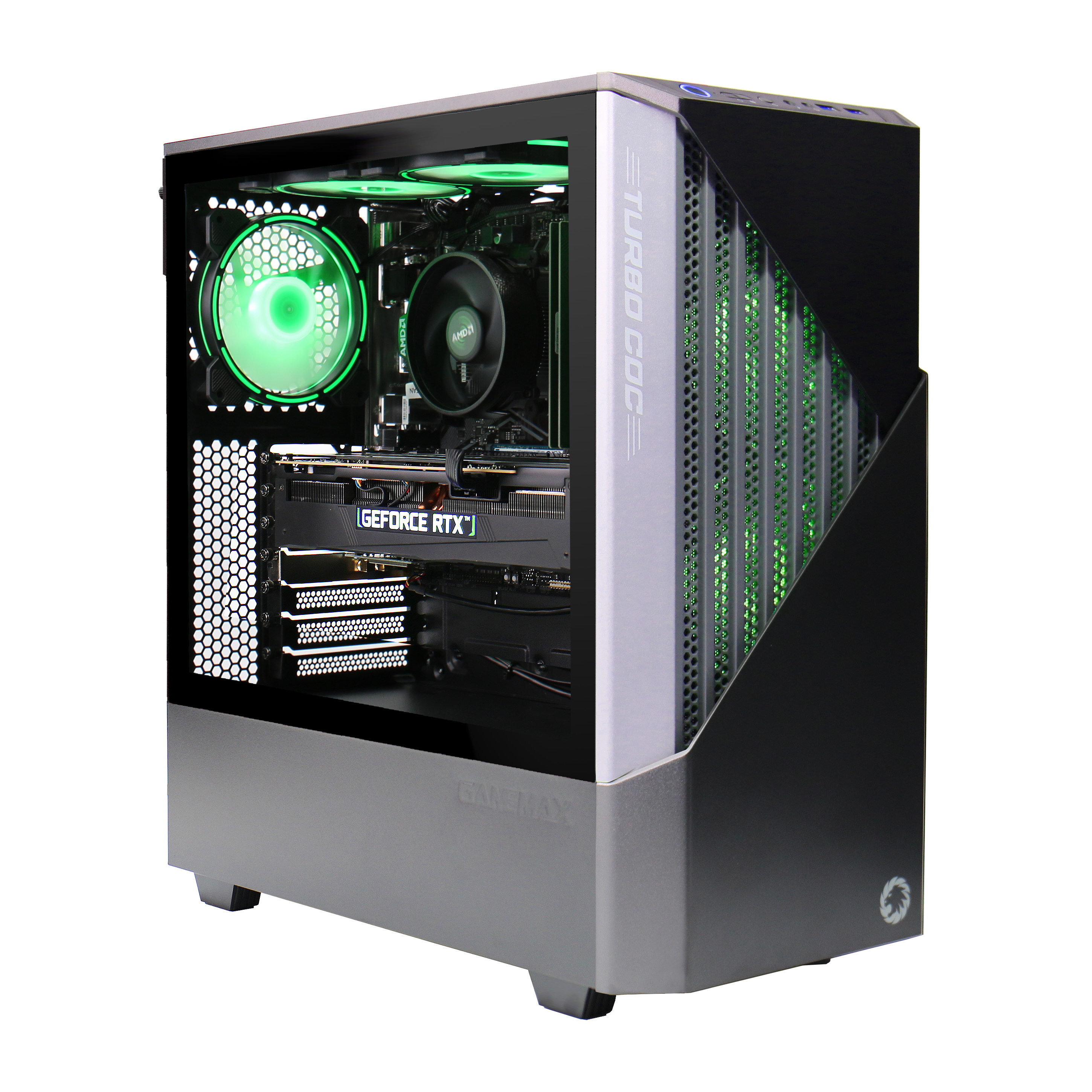 Hyrican GAMEMAX Gaming-PC Contac BG 7561, Ryzen 7 5700X, 32GB RAM, 1TB SSD, RTX 5070, Windows 11, ARGB-Beleuchtung