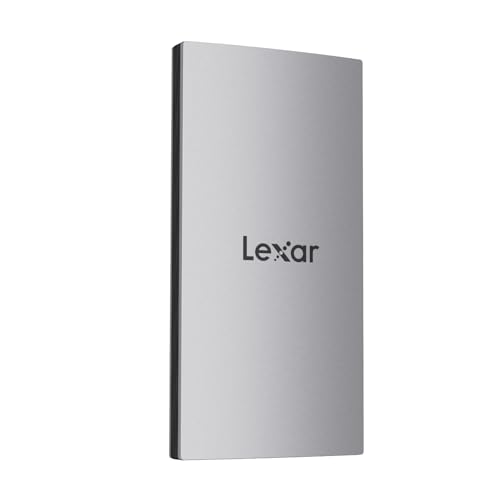 Lexar ES3 Externe SSD 1TB, USB 3.2 Gen2, bis zu 1050 MB/s Lesen, für iPhone 15-Serie/Mac/PS5/XBOX/Laptop/PC, Tragbare SSD mit 256-Bit AES-Verschlüsselung