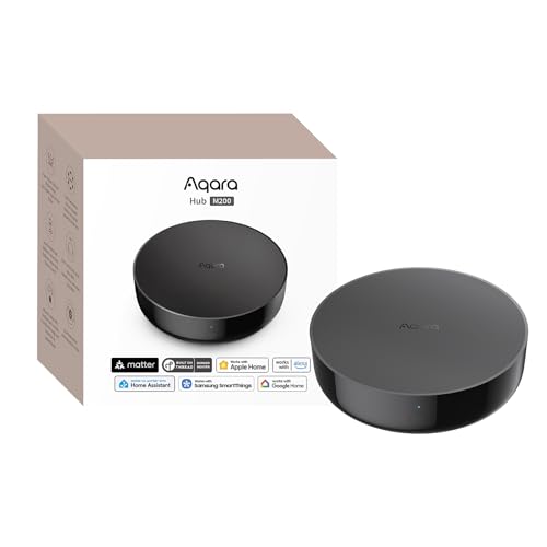 Aqara Smart Hub M200, Matter-Controller mit Zigbee, Bluetooth, WLAN, PoE, IR, unterstützt Alexa, Apple HomeKit, Home Assistant, SmartThings, Google Home