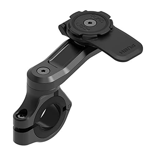 Quad Lock Motorcycle Mount Pro, Smartphone Halterung für Motorräder, Schwarz, inklusive Verlängerungsstück für optimale Sichtbarkeit