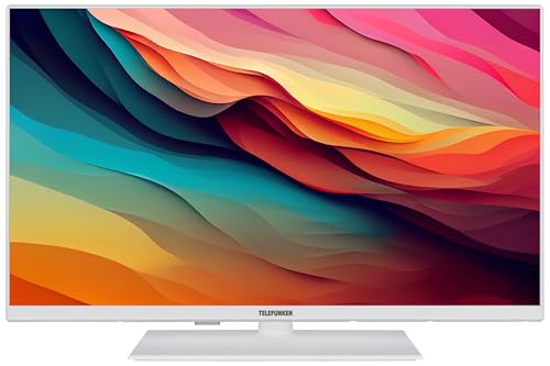 TELEFUNKEN XF32N750M-W Fernseher 32 Zoll Full HD LED TV mit integriertem Triple-Tuner, weiß