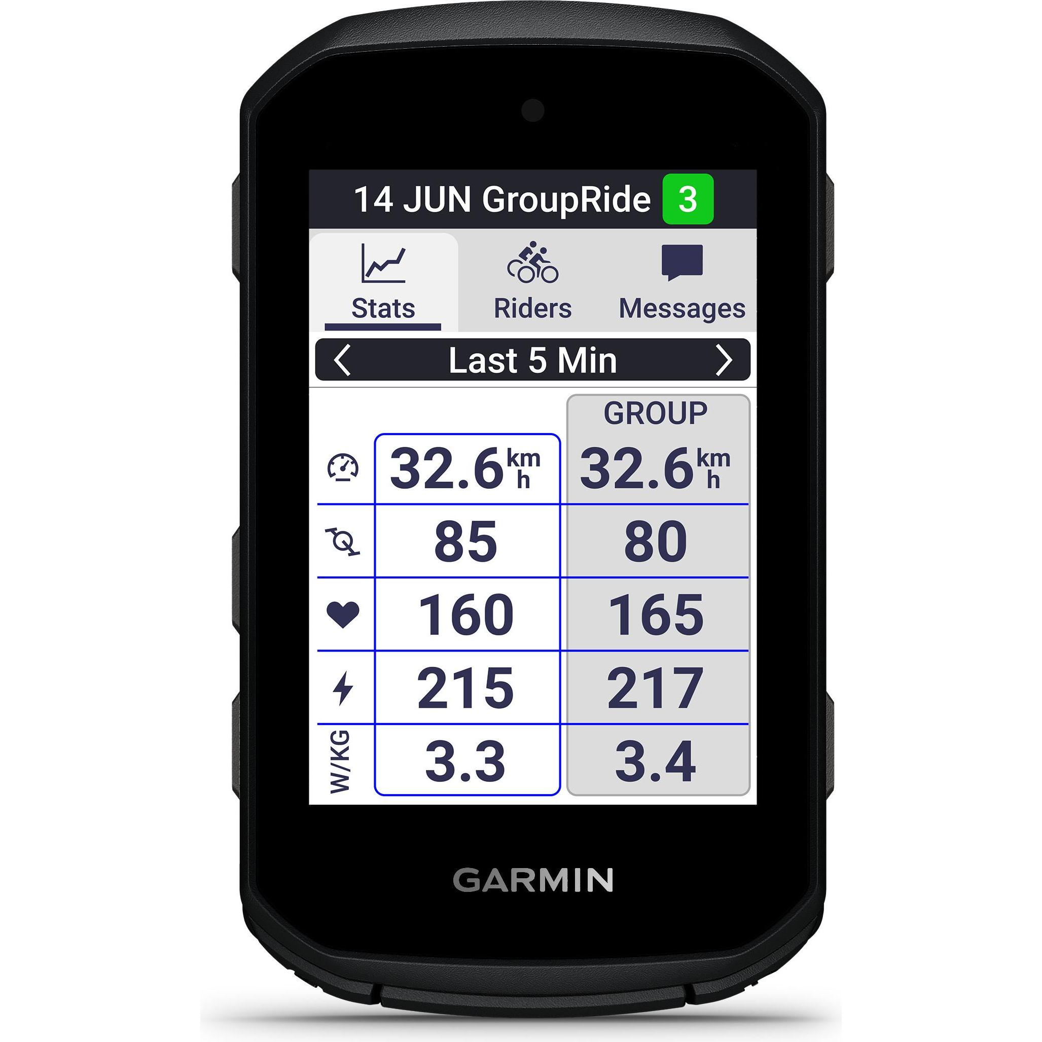 Garmin Edge 550, GPS-Fahrradcomputer mit brillantem Farbdisplay, 12 Stunden Akkulaufzeit und vorinstallierten Topoactive-Karten