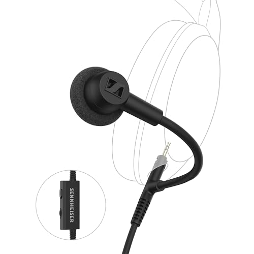Sennheiser HD 500 BAM Ansteckmikrofon, Kondensator-Mikrofon mit Geräuschunterdrückung für HD 500 Serie/HD 620S - 3,5 mm Klinke - Schwarz