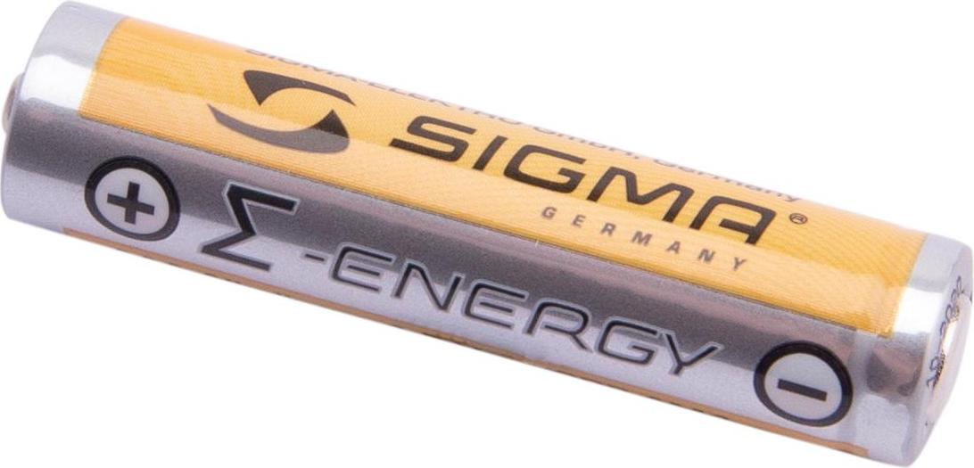 SIGMA AAA-Batteriepackung, 2 Einheiten Alkalibatterien für CUBERIDER II, gold