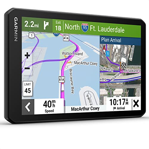 Garmin dēzlCam MT-D EU - LKW-Navi mit integrierter Dashcam, Kollisionswarner & Spurhalteassistenz. 7“ Farbdisplay, vorinstallierte EU Karten, fahrzeugspezifisches Routing & Satellitenbilder, Schwarz