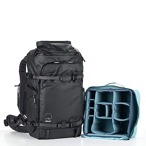 Shimoda Action X40 v2, Schultertasche für Kamera mit 7 l Volumen, Schwarz, verstellbares Rumpfhöhen-System und modulare Core Unit für optimalen Schutz