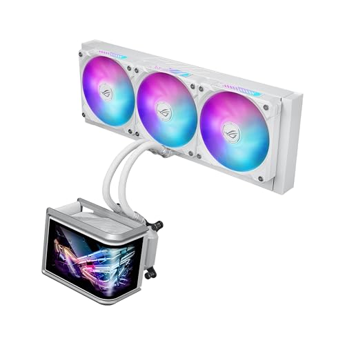ASUS ROG Ryuo IV SLC 360, CPU Wasserkühler mit ARGB-Beleuchtung, geeignet für AM4/AM5/LGA 1700/1851, weiß