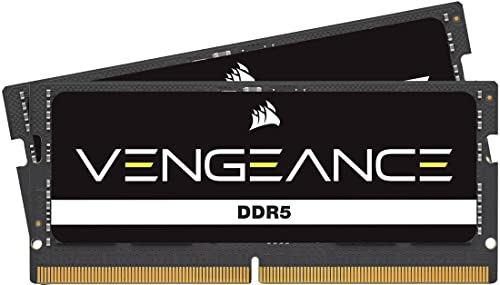 Corsair Vengeance SODIMM DDR5 RAM 48GB (2x24GB) 5600MHz CL48-48-48-90 1.10V Intel XMP 3.0 Computer-Speicher – Schwarz