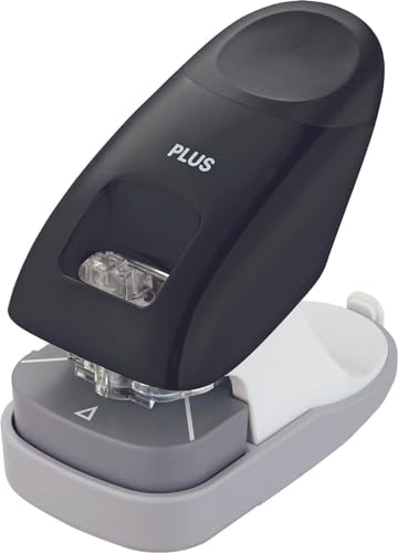 Plus-Japan Heftgerät SL-112A, 31236, Heftleistung 10 Blatt, klammerlos, schwarz