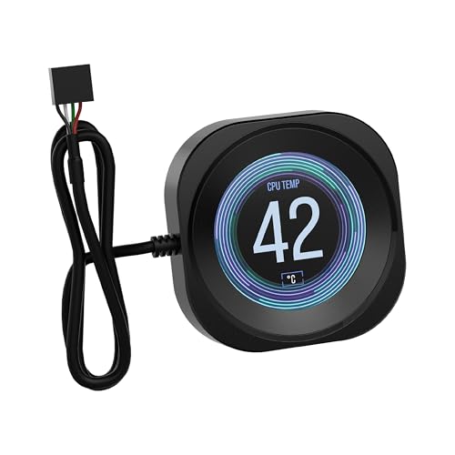 CORSAIR Nautilus RS LCD-Modul, 2,1-Zoll-IPS-LCD-Bildschirm mit 480x480 Auflösung, werkzeuglose Installation, schwarz