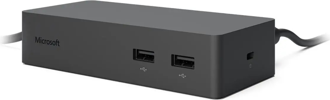 Microsoft Surface Dock 2, mobile device für Surface Pro und Surface Laptop (1st Gen), schwarz